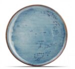NOVA – assiette plate 20,5 x H 2,5 cm bleu