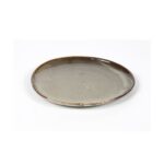 CERES – assiette 21 x 18,5 x H 2 cm gris