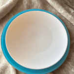 Sous assiette bleue