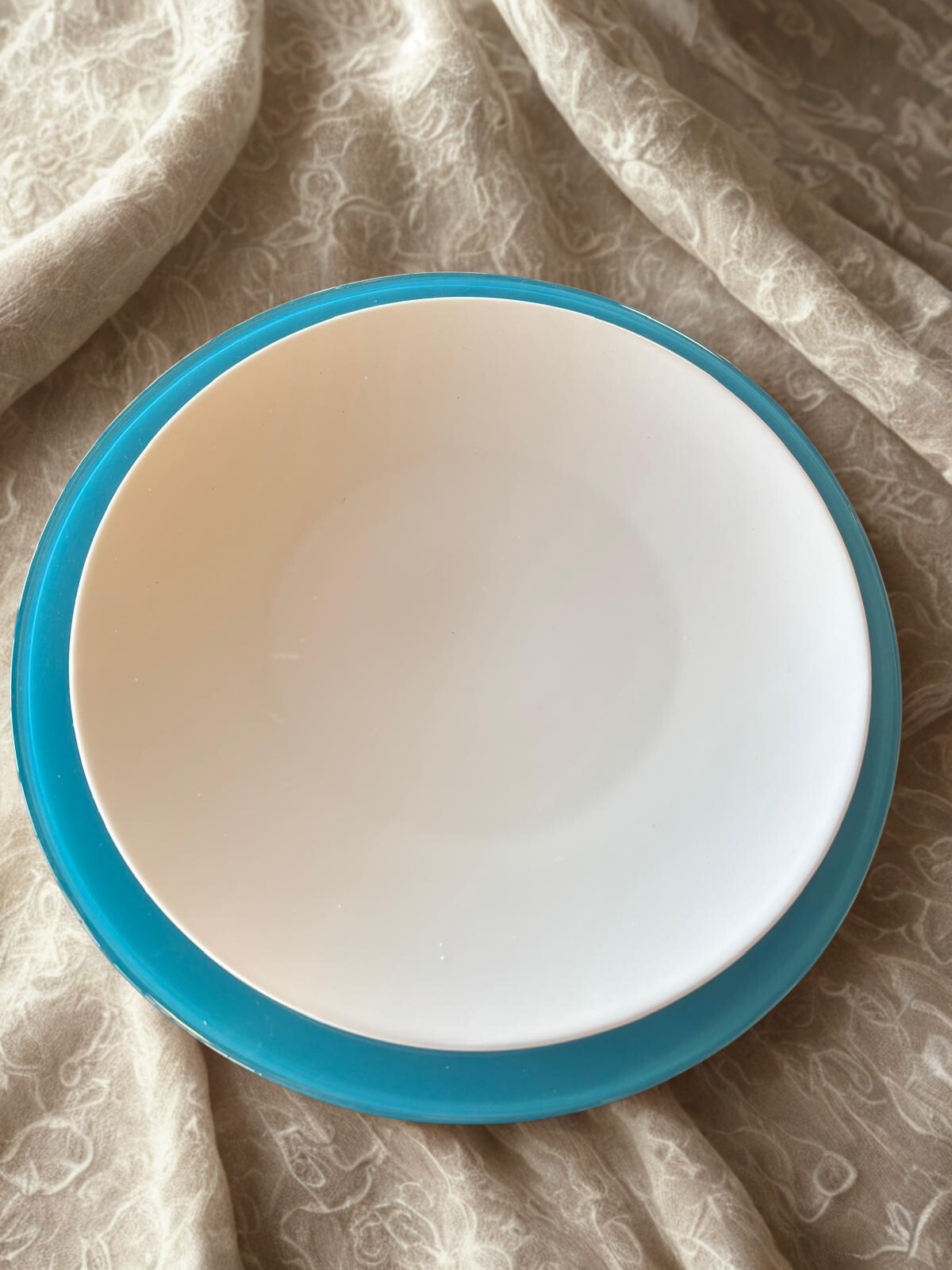 sous assiette bleue Sous assiette bleue – Image 1
