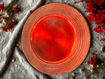 Sous assiette rouge