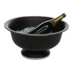 Vasque à champagne noire 41xH20cm