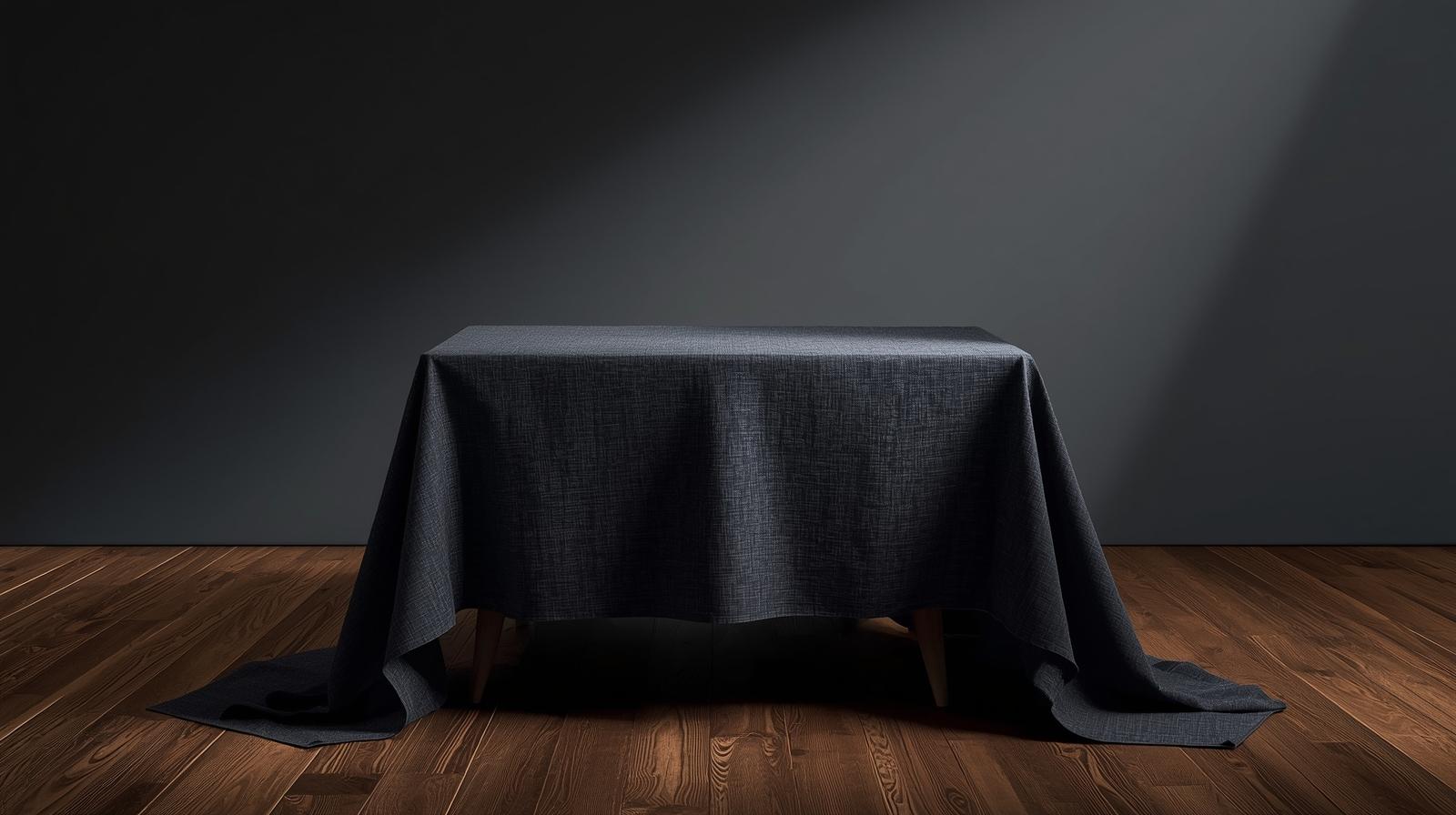 nappe grise foncée Nappe gris foncé 24x24 (image d'illustration) – Image 1