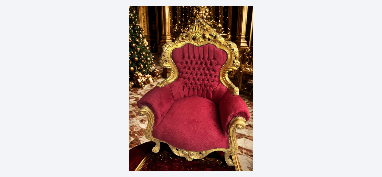 trône Louis XVI Trône rouge Louis XVI – Image 1